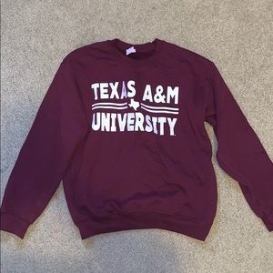 Texas A & M crew neck sweatshirt